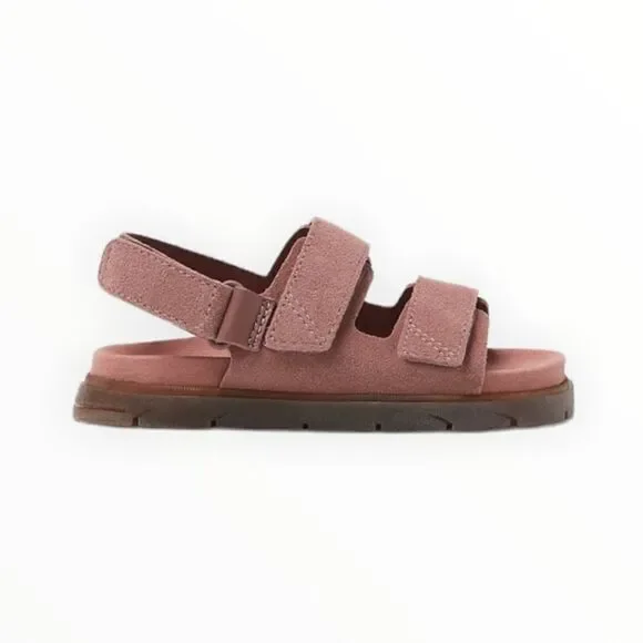 ZARA Kids | Pink | LEATHER SANDALS - Picture 4 of 8